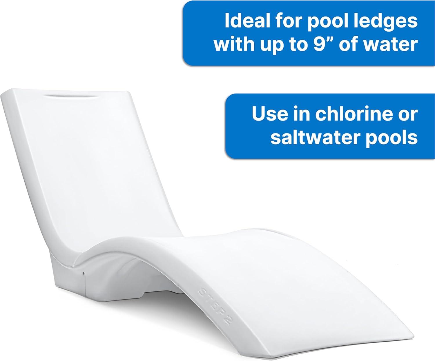 Step2 Vero Outdoor Chaise Pool Lounger: Weighted