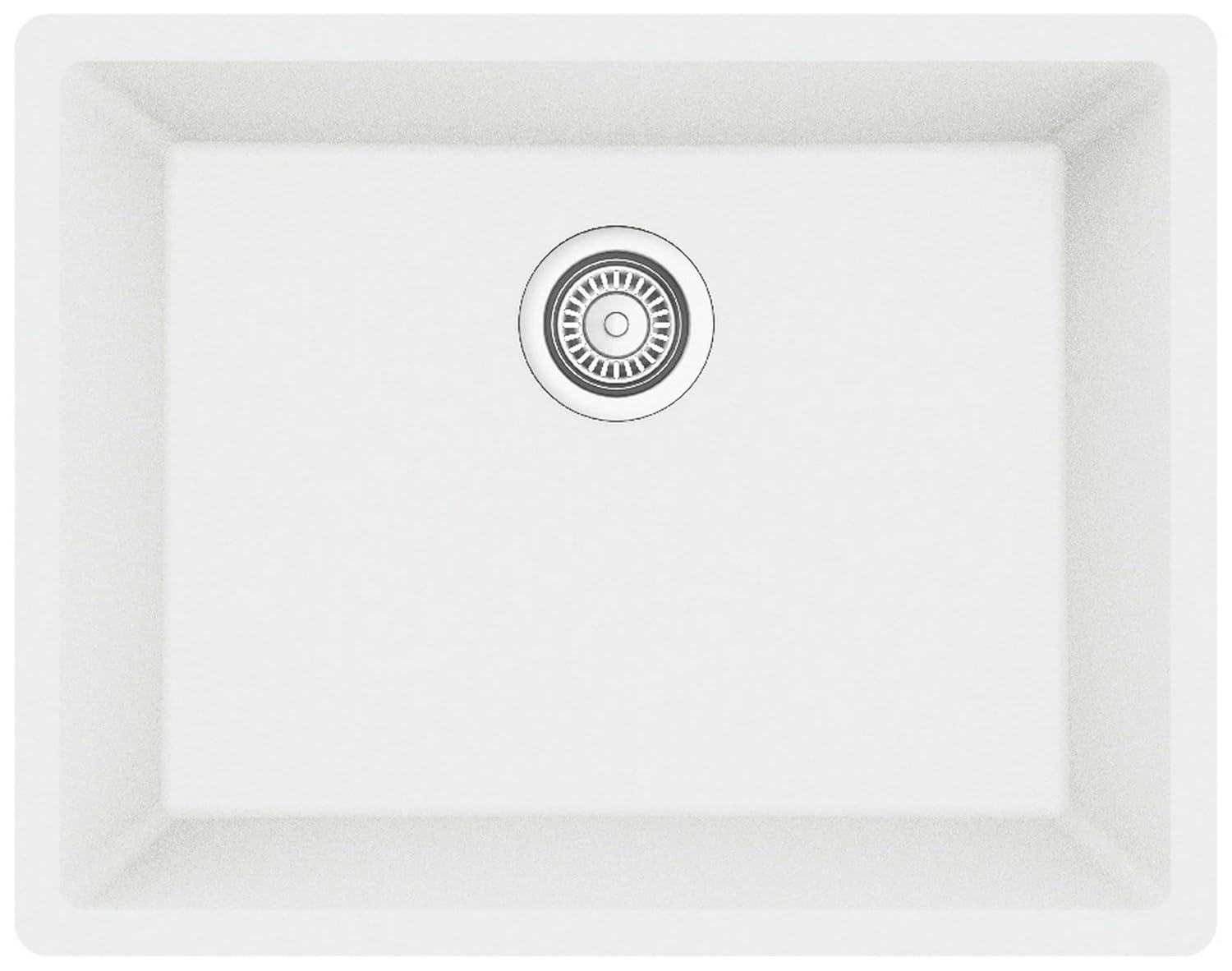 Karran Quartz 24-3/8'' X 19-1/8'' Single Bowl Undermount Kitchen Sink