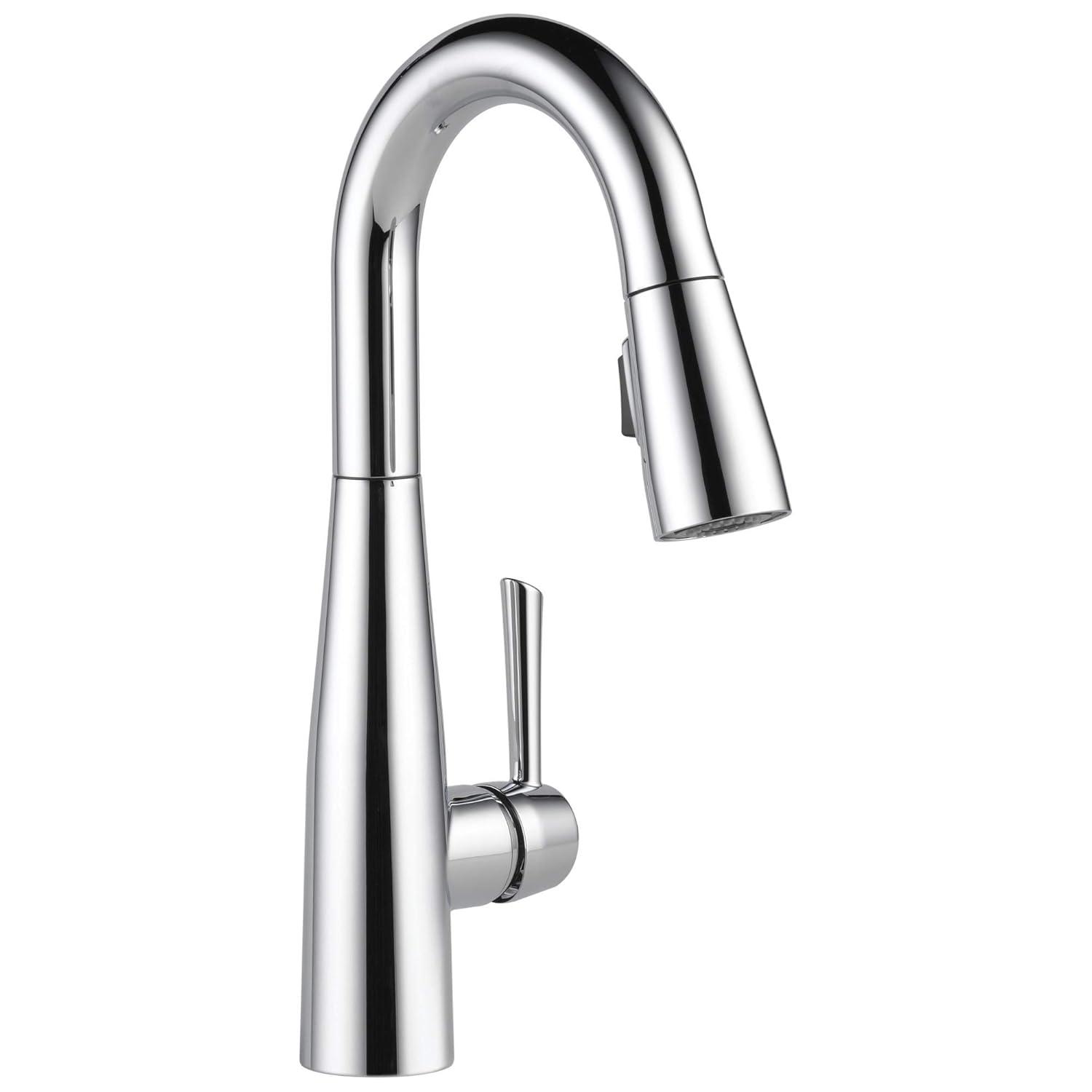 Essa Pull Down Sprayer Bar Faucet, Single Handle Prep Sink Faucet