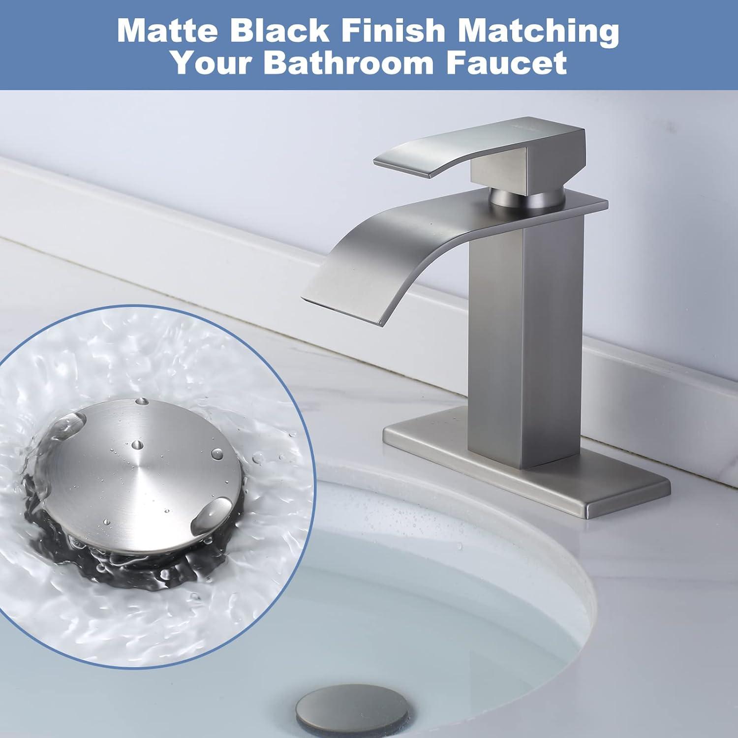 Pop-Up Bathroom Sink Drain with Overflow( 2Pack)