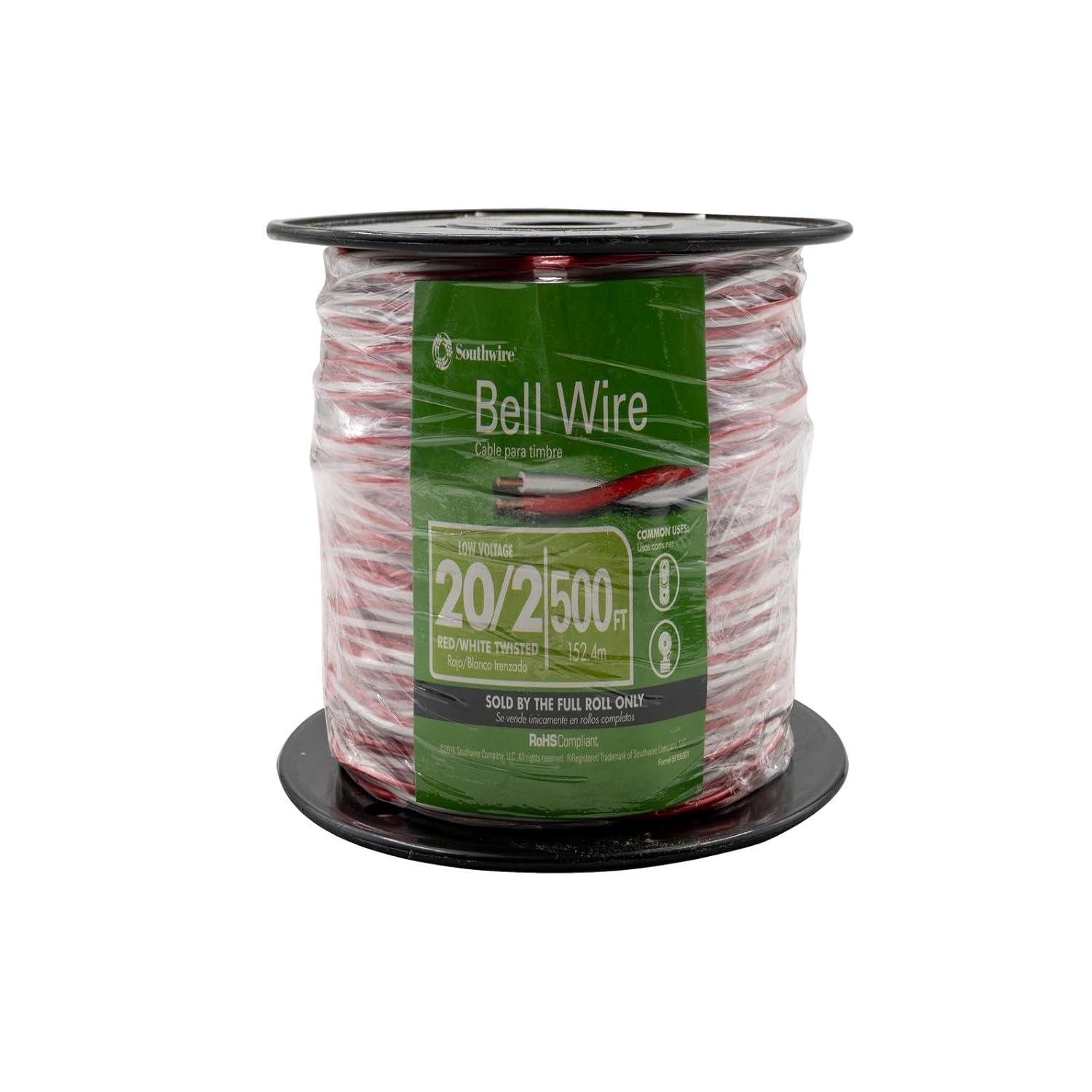 Southwire 100 ft. 20/2 Solid Copper Bell Wire