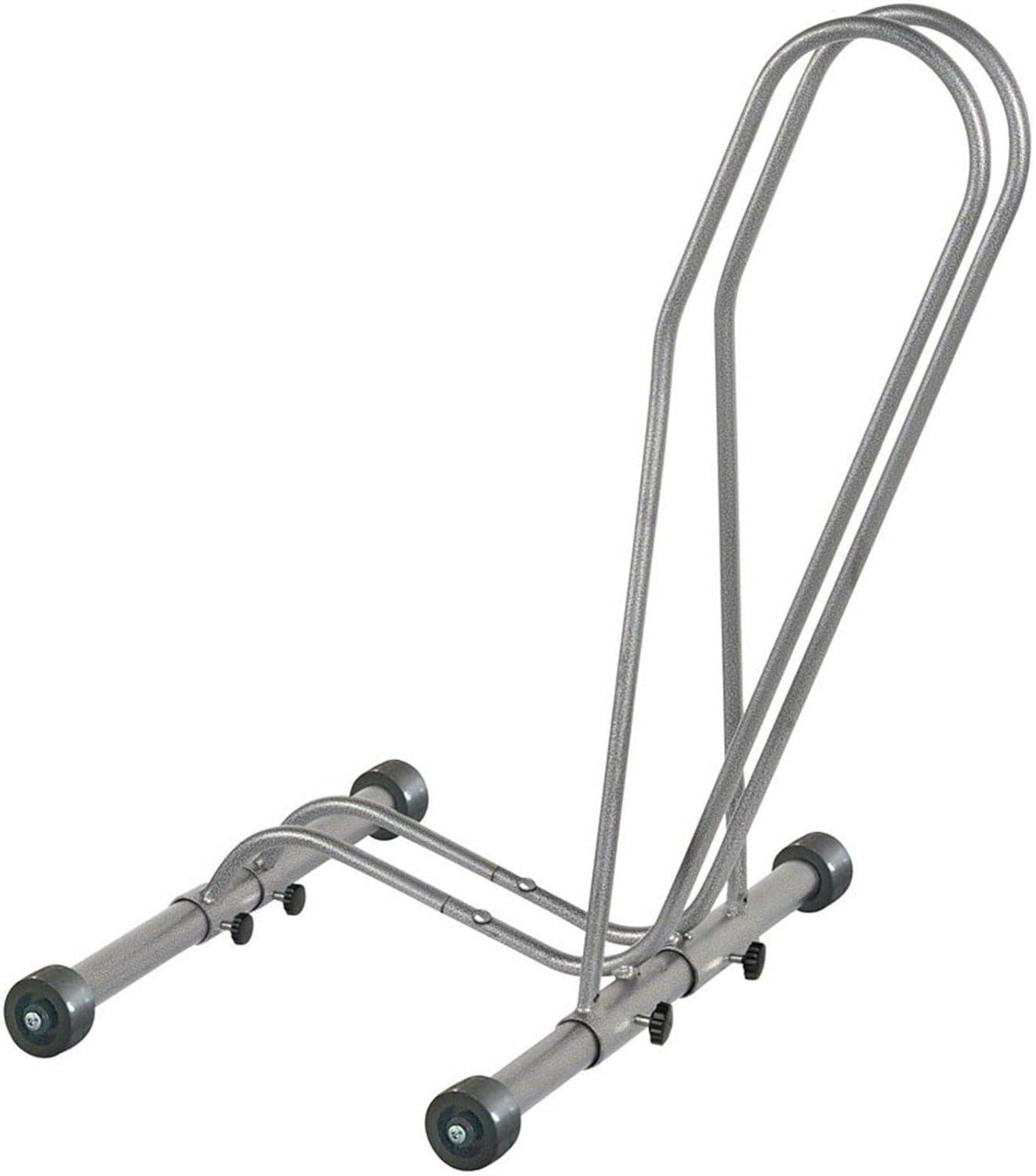 Delta Cycle Single Bike Stand Floor, Tool-Free Adjustable Rolling Floor Stand for Mountain, Fat Tire, Road Bikes, Freestanding Bike Stand For Garage Parking