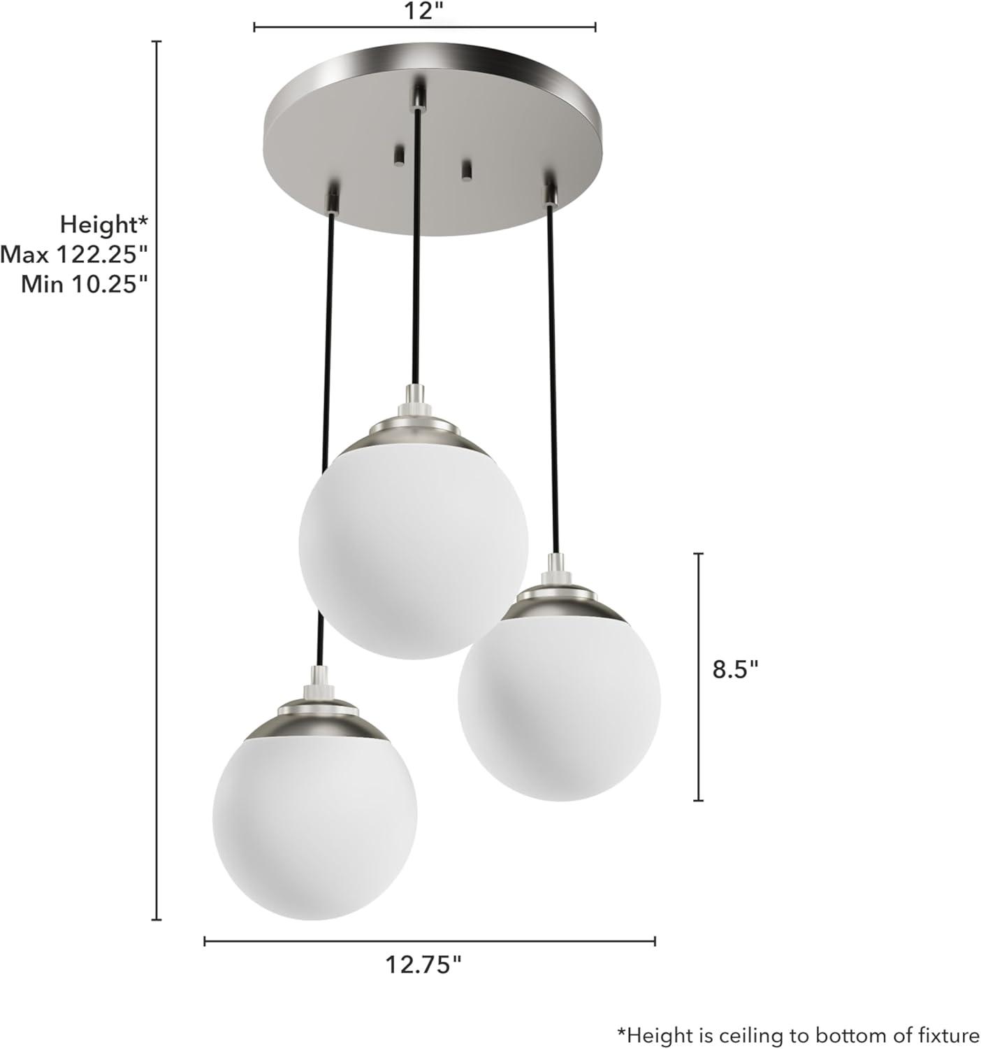 Hepburn 3 - Light Cluster Globe Pendant