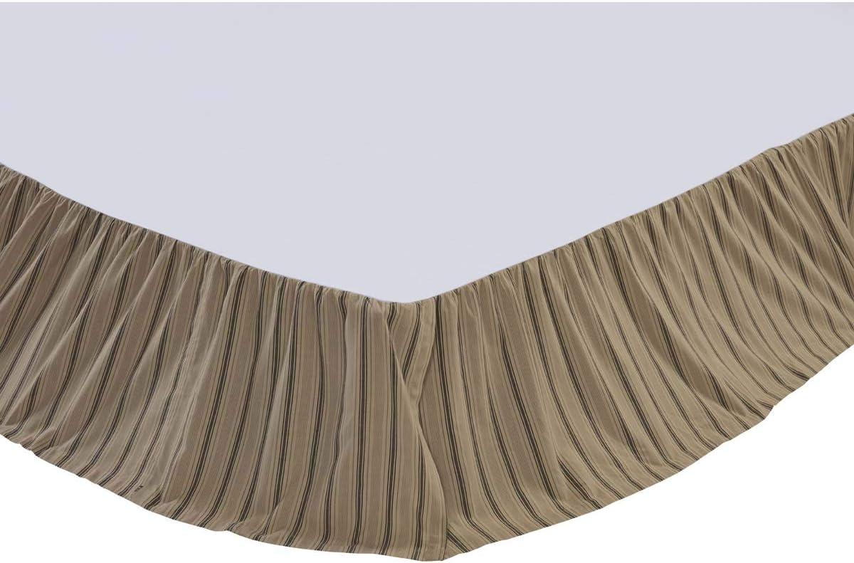 VHC Brands Sawyer Mill Ruffled Bed Skirt