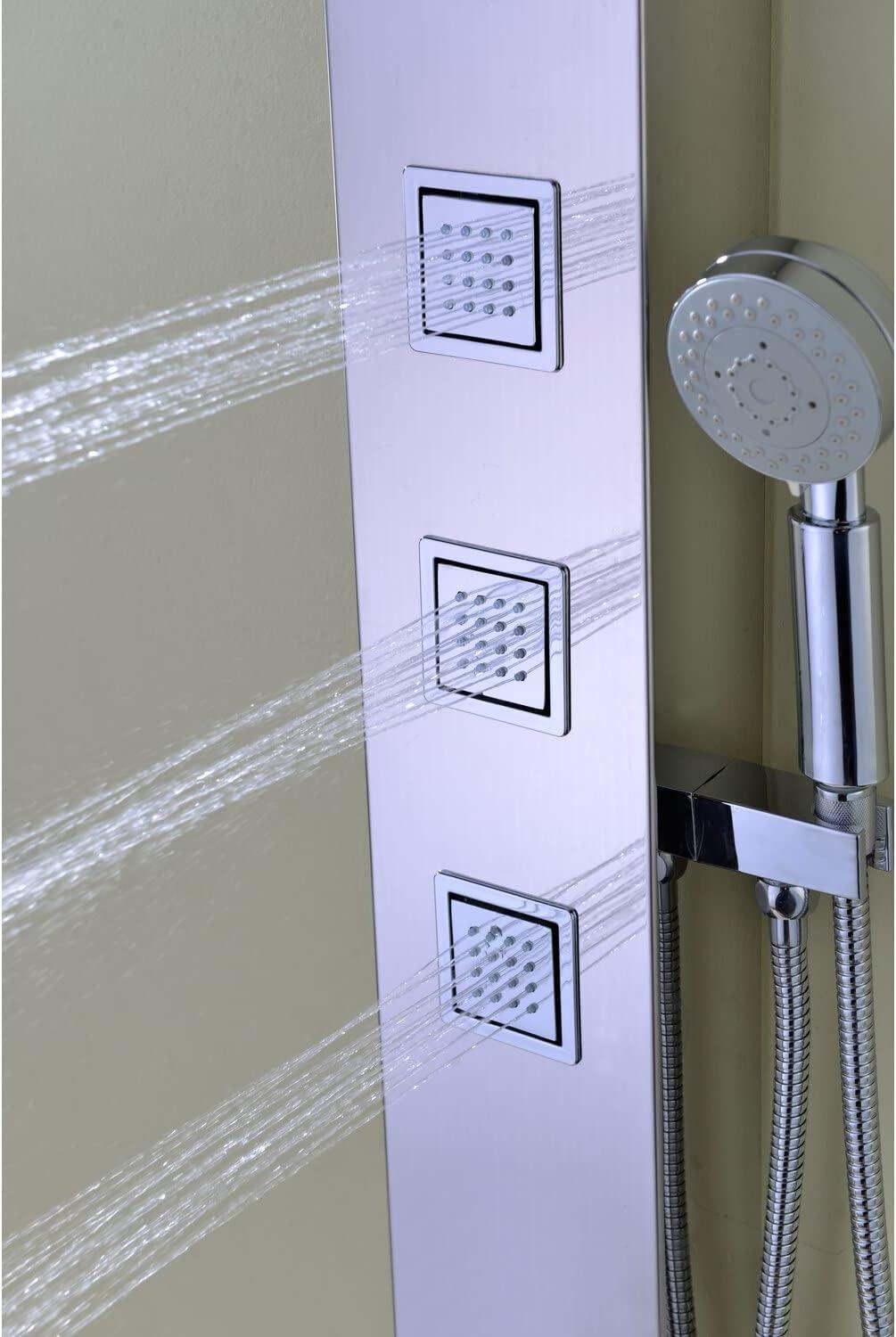 Lann 53'' Shower Panel with Fixed Shower Head