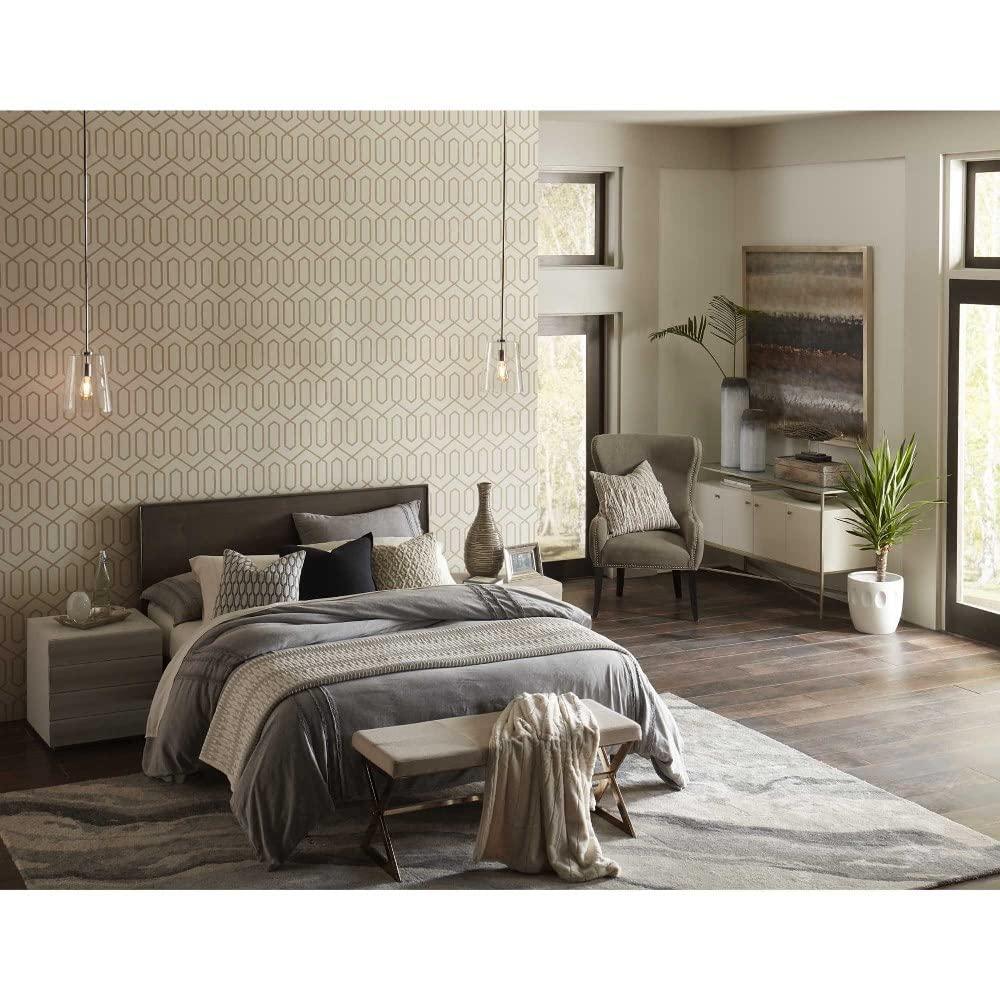 Progress Lighting, Clarion, 1-Light Pendant, Matte Black, Clear Glass Shade