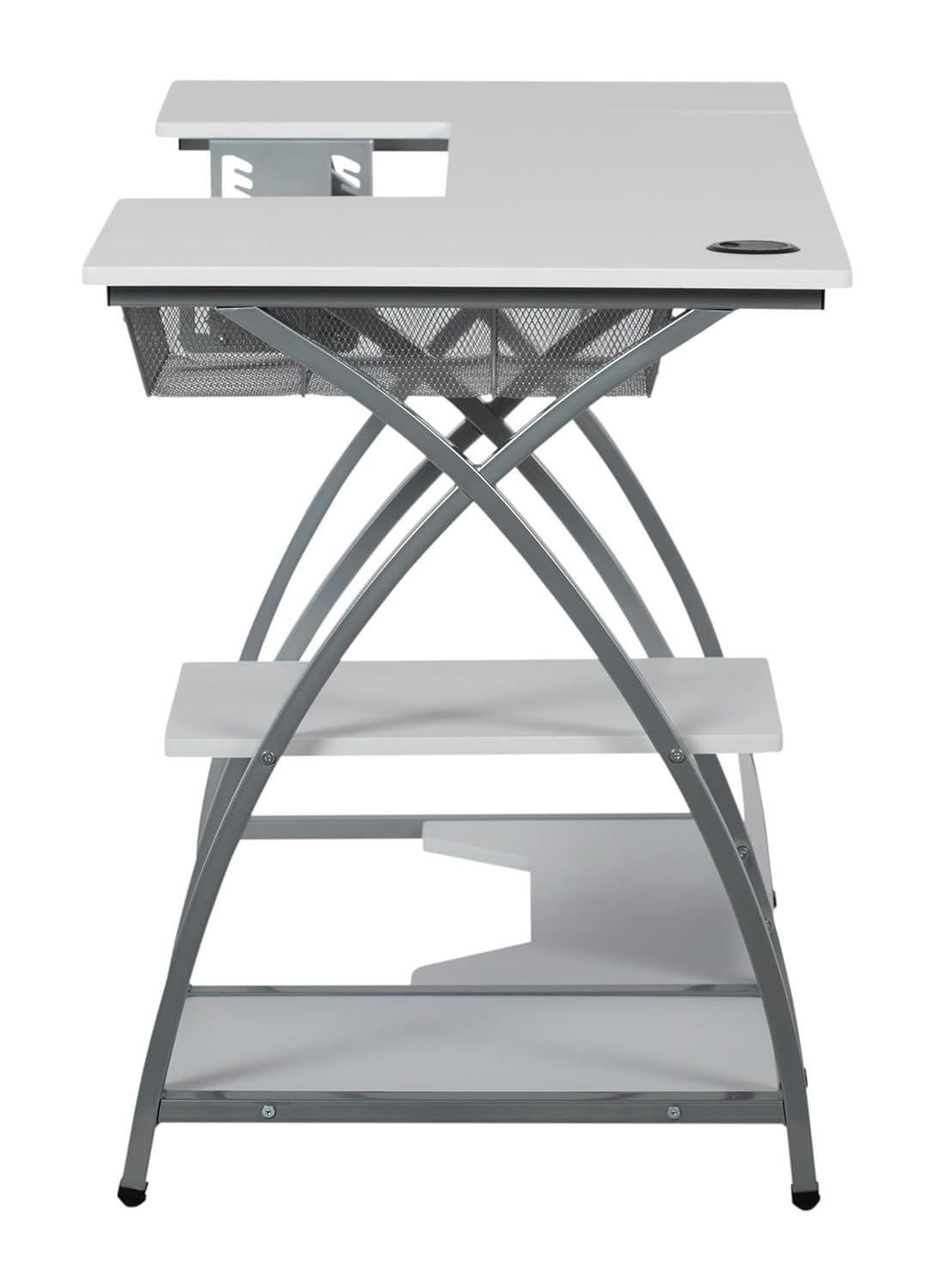 56.75'' x 23.5'' Sewing Table with Sewing Machine Platform