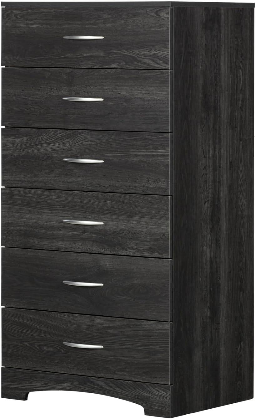 South Shore Step One, Contemporary Chest, Gray