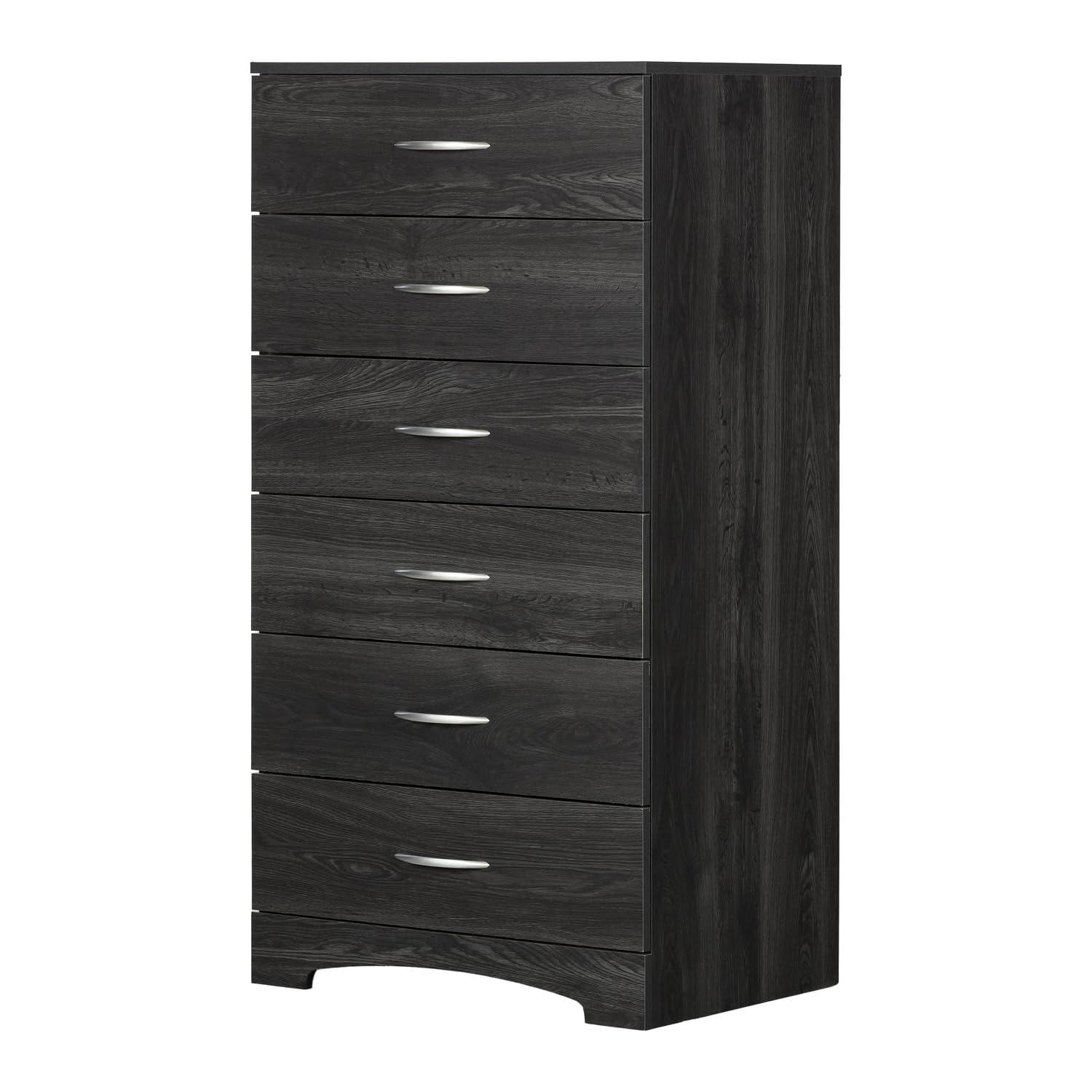 South Shore Step One, Contemporary Chest, Gray