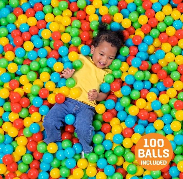 Bestway Splash & Play – 100 Bright Color Toy Balls for Pits, Pools & Games