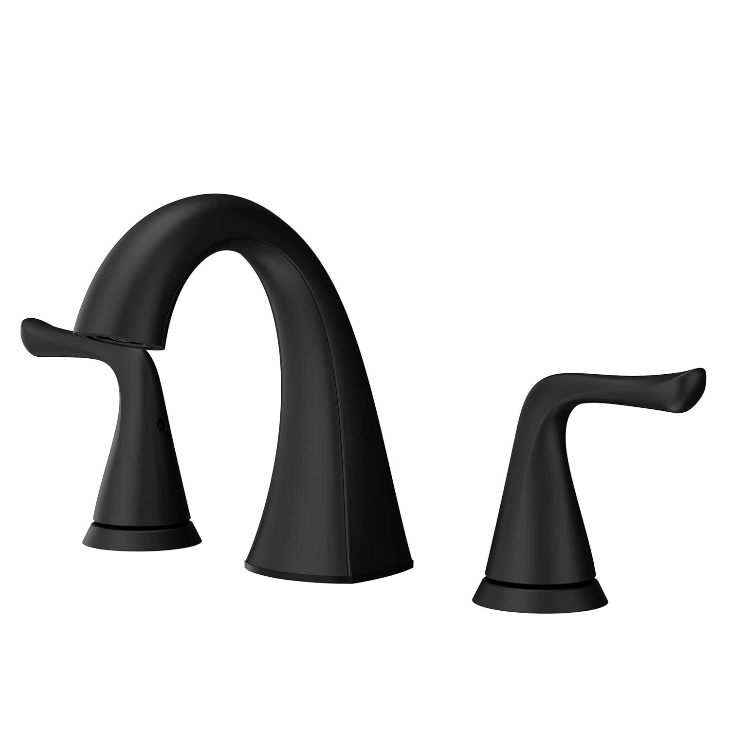 Pfister Willa Widespread Bathroom Faucet with Drain Assembly LF-049-MALSDB