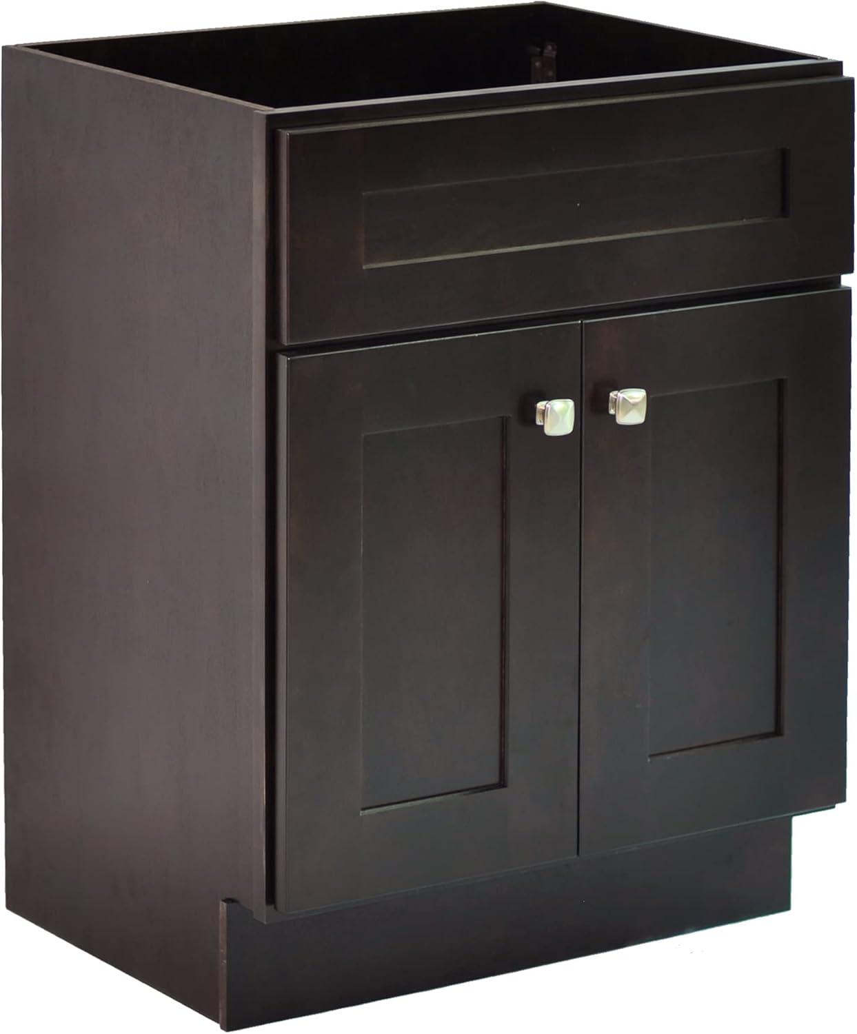 Brookings 30 Inch Bathroom Vanity, Ready to Assemble, Solid Wood, Sherwin Williams – Design House, 587089