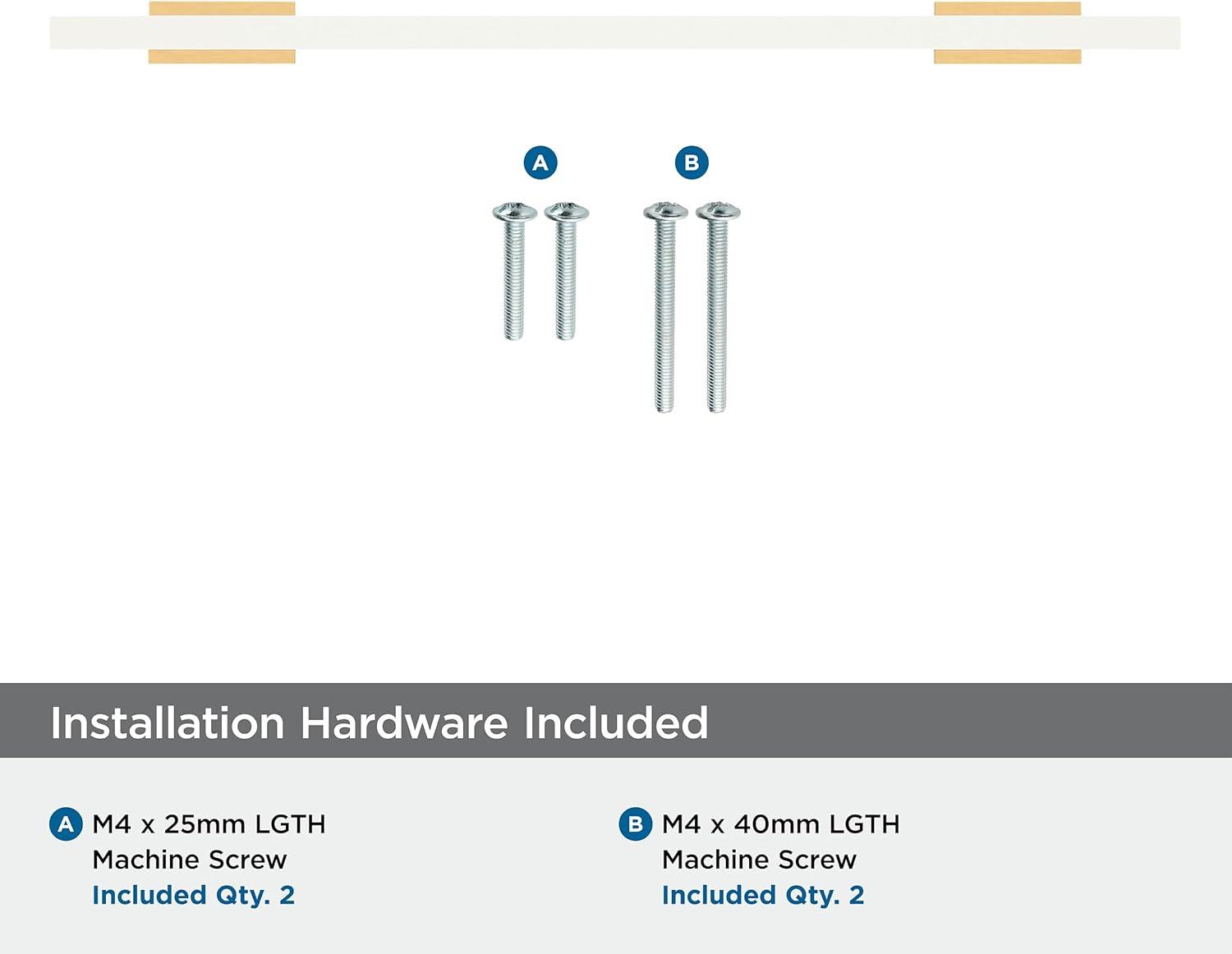 Amerock Urbanite 6-5/16 inch (160mm) Center-to-Center Champagne Bronze/White Cabinet Pull