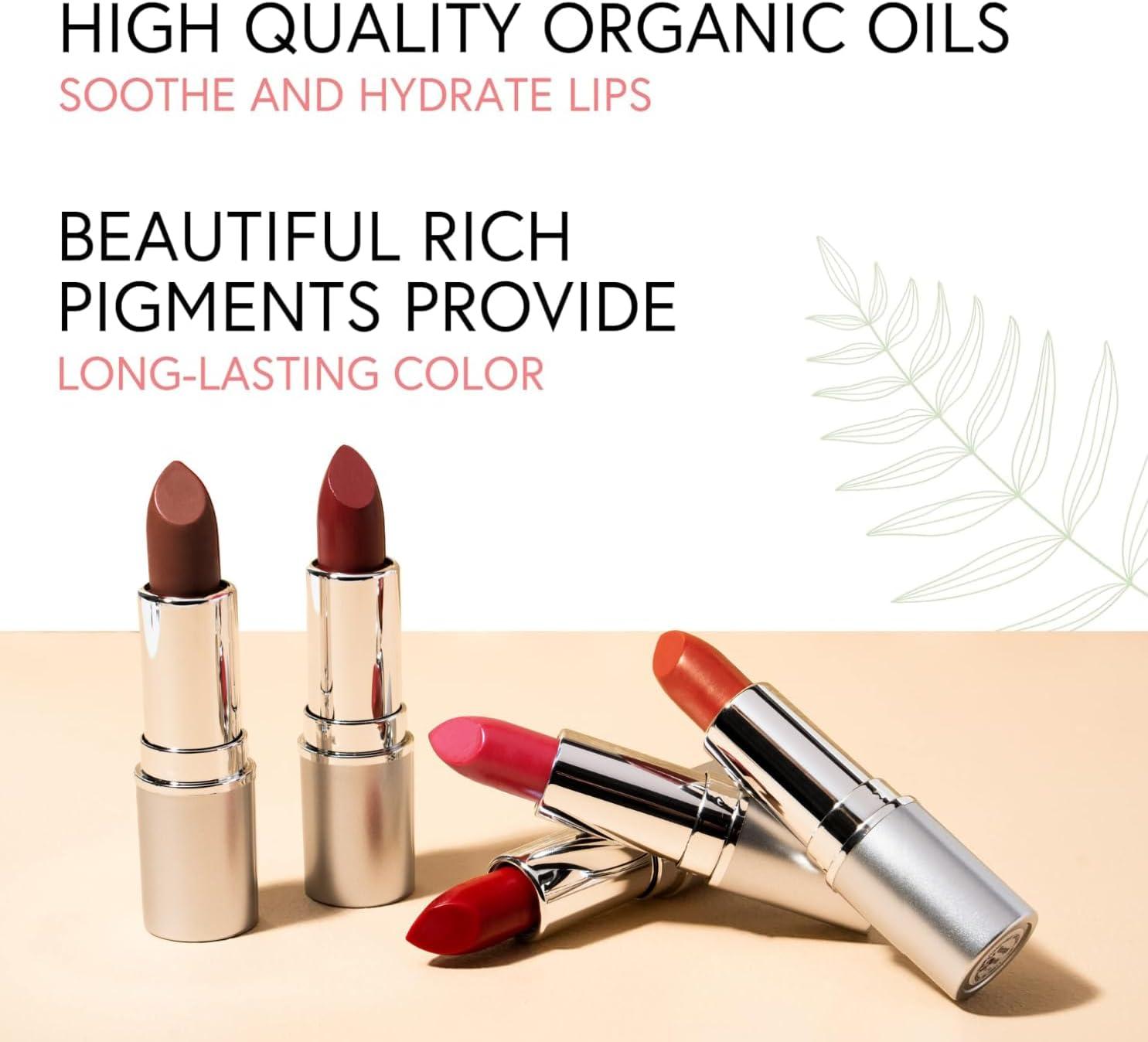 Honeybee Gardens Truly Natural Lipstick, Paradise 0.13 oz.