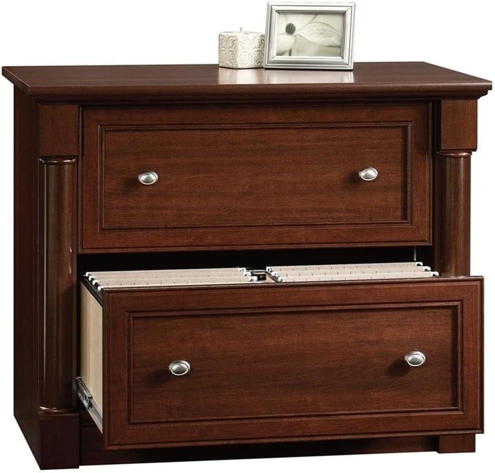 Bowery Hill Cherry 2-Drawer Lateral Filing Cabinet