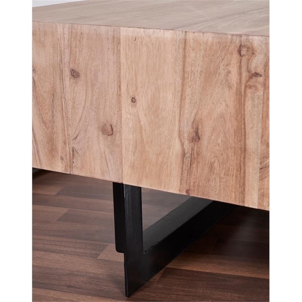 Mullins Extendable Sled Coffee Table with Storage