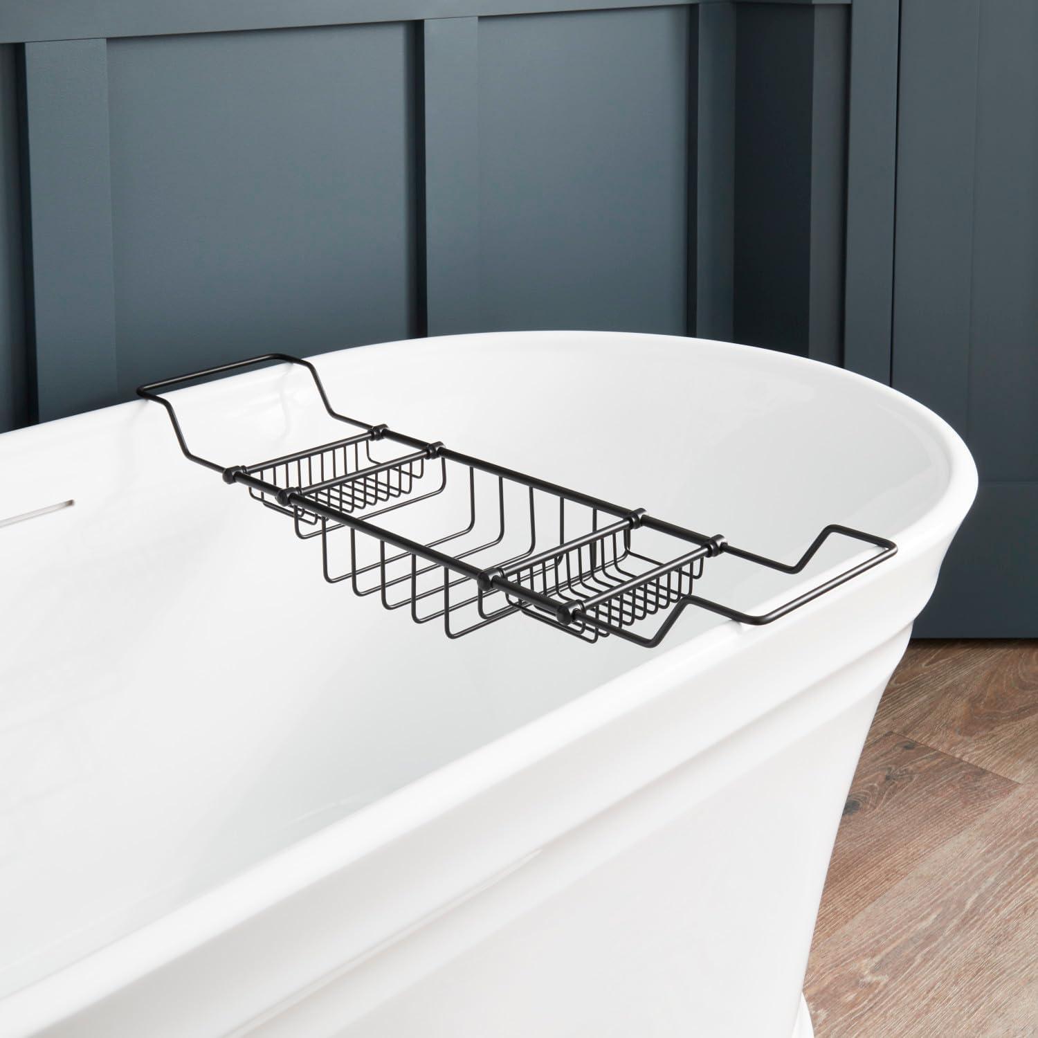 Signature Hardware Nottingham Brass Tub Caddy