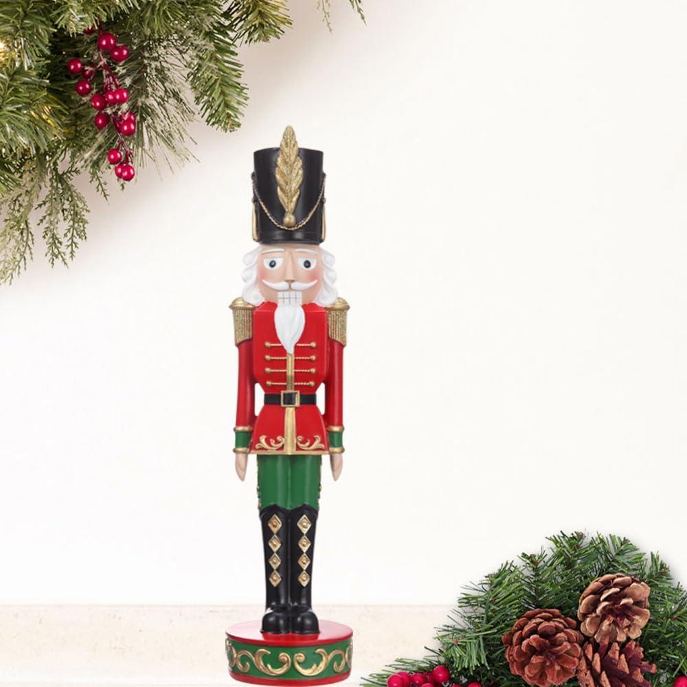 13" Christmas Nutcracker Red/Green