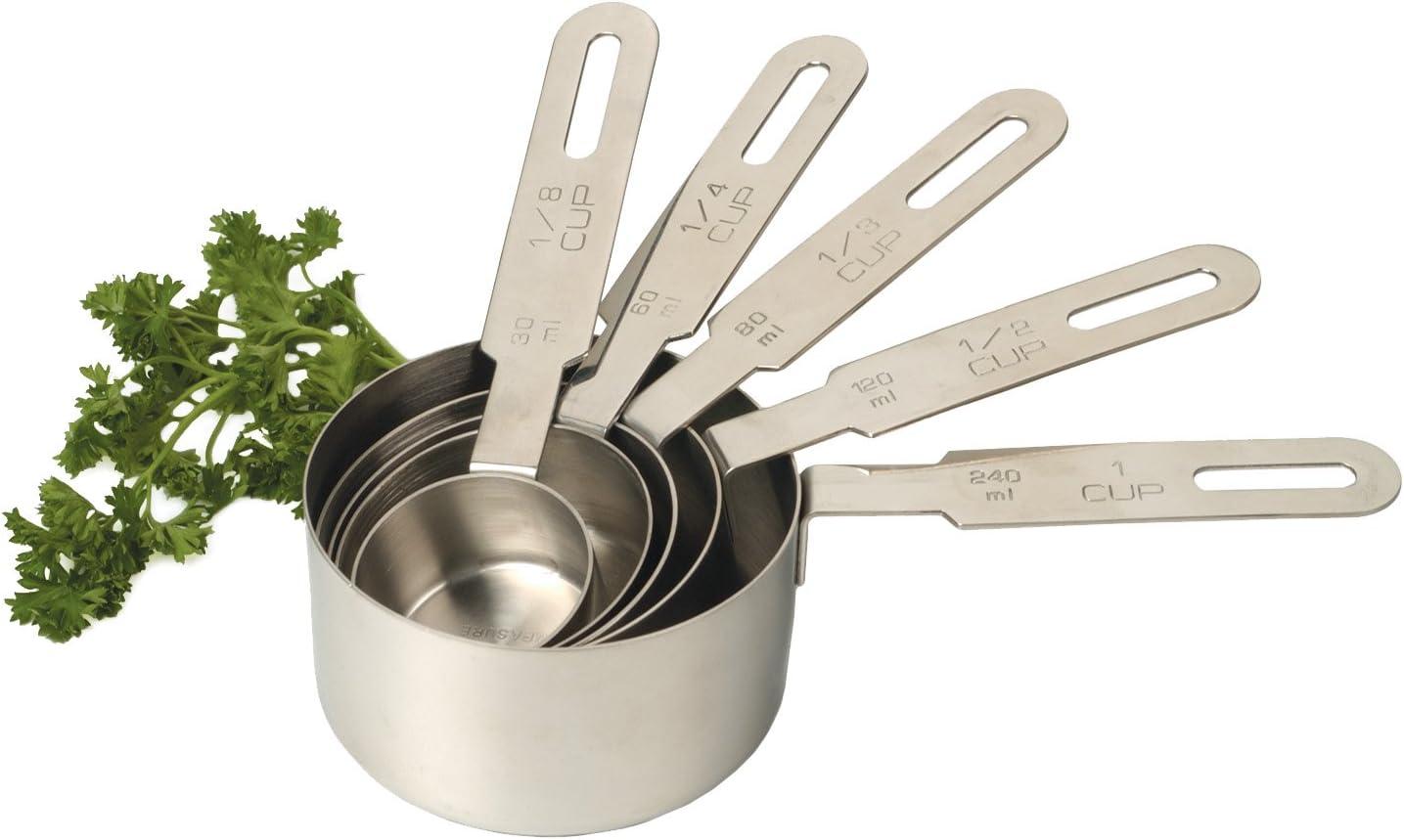 Design Imports 5 -Piece Stainless Steel Measuring Cup Set (Set of 5)