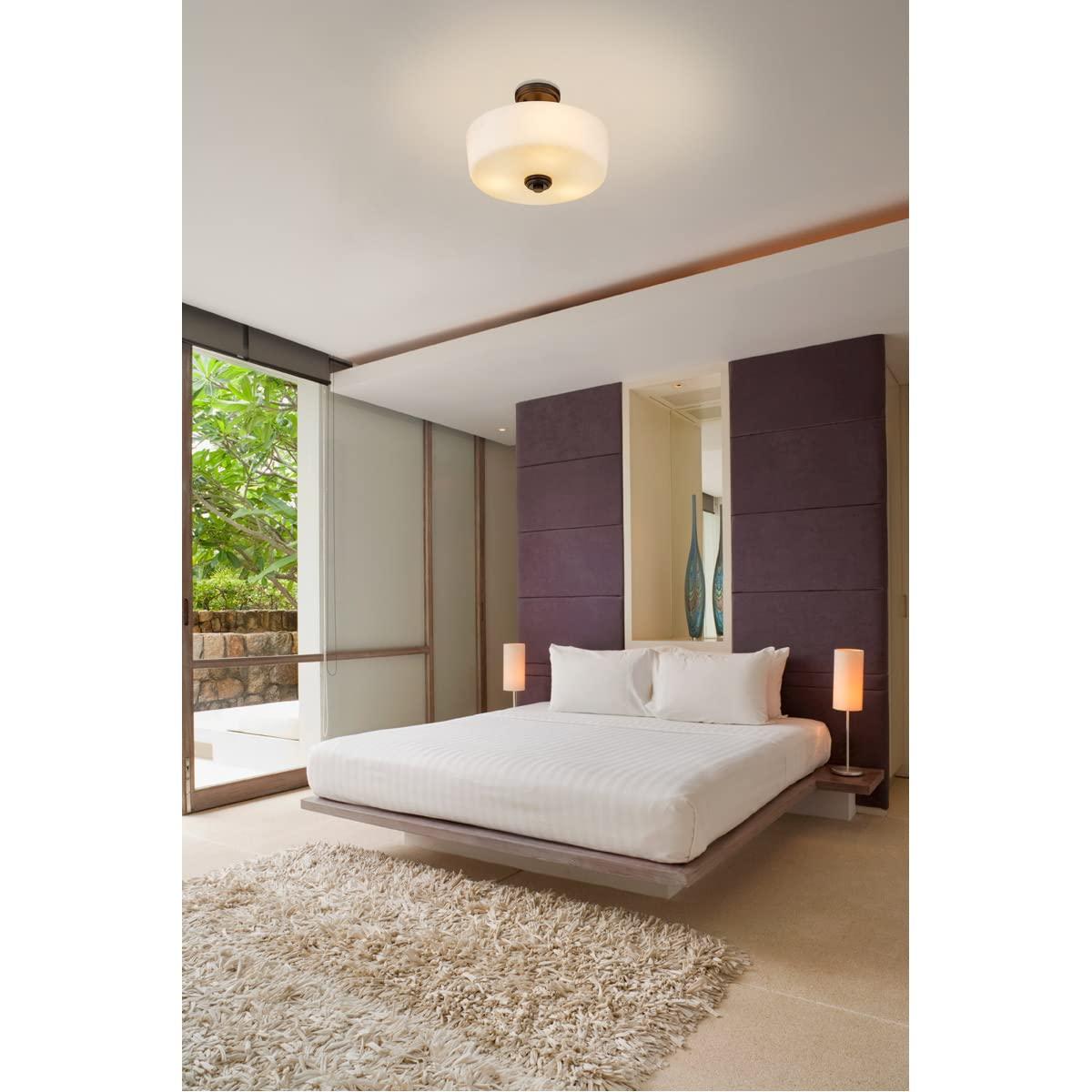 Z-Lite Arlington 3 - Light Semi-Flush Mount in  Bronze