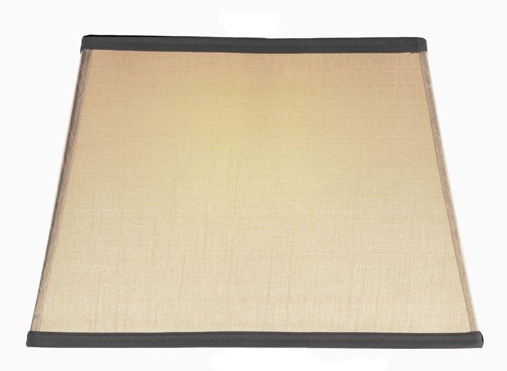 Antique Bronze Medium Rectangular Fabric Lamp Shade