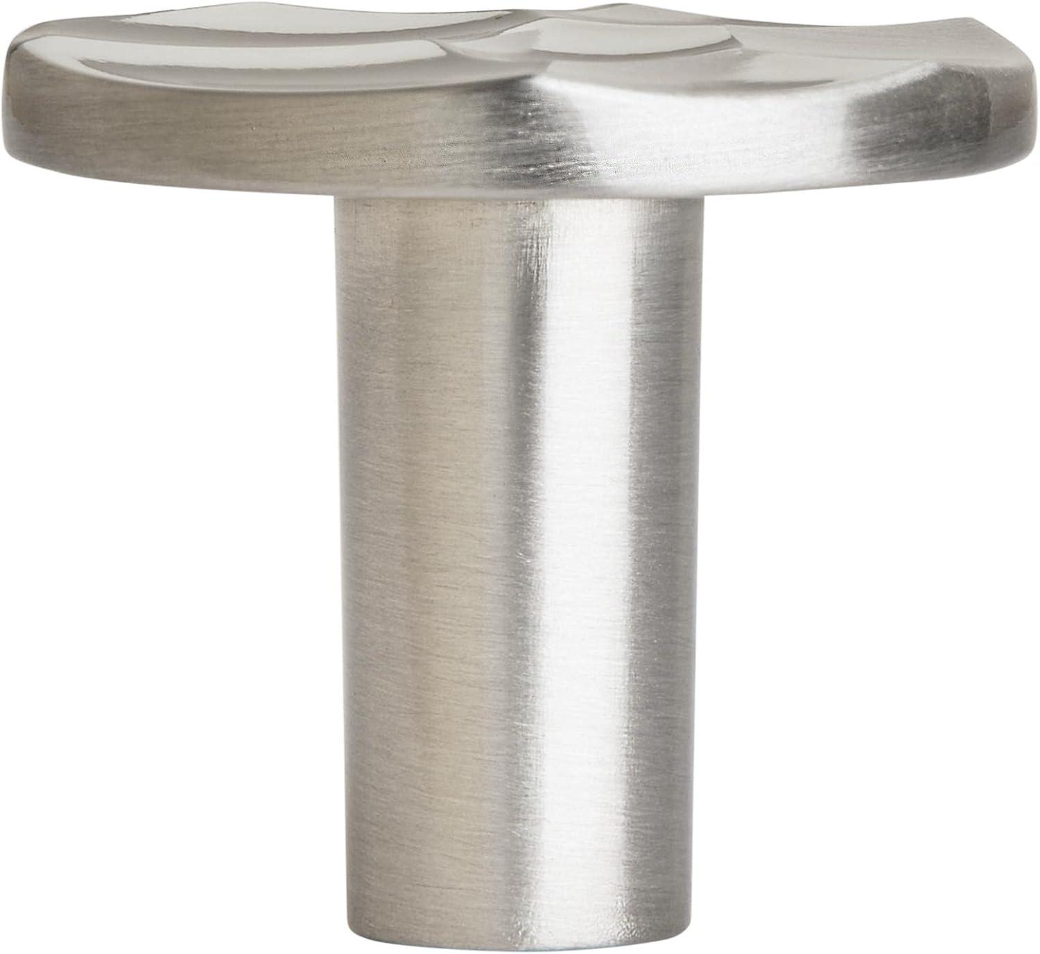 Amerock Kamari 1-3/16-in Satin Nickel Round Contemporary Cabinet Knob