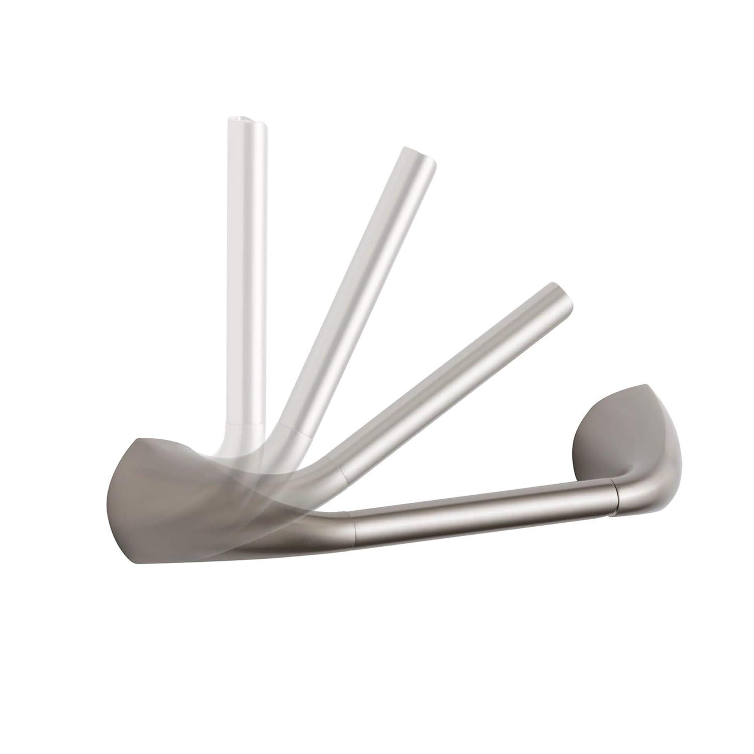 Alteo® Pivoting Toilet Paper Holder, Wall-Mount Bathroom Toilet Paper Holder