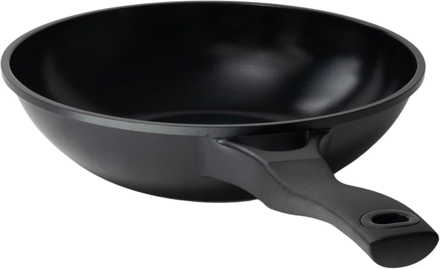 Alva Energy Nonstick Ceramic Wok Pan Skillet Non Toxic Pre-Seasoned Kitchen Cookware 12"