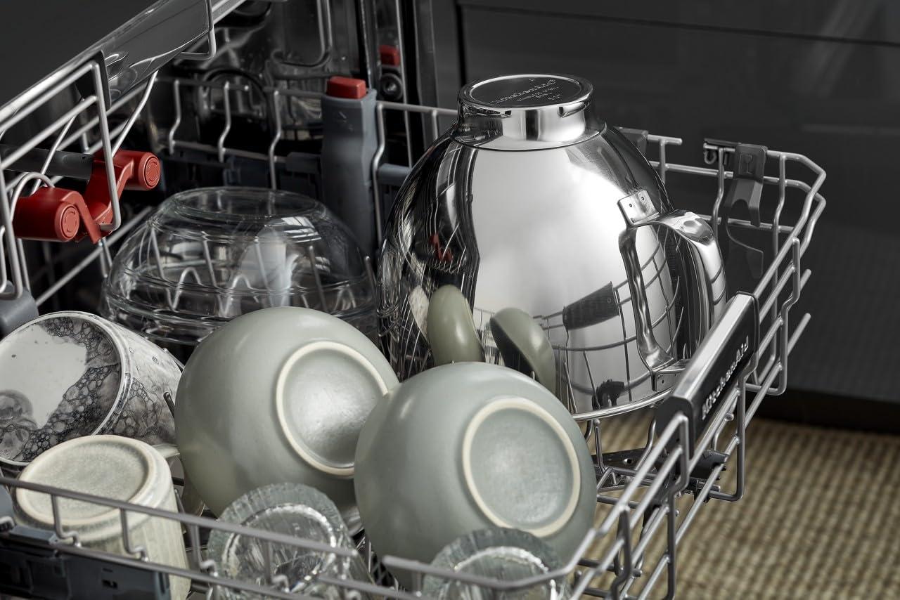 Compact Stainless Steel Mixing Bowl with Whisk Attachment