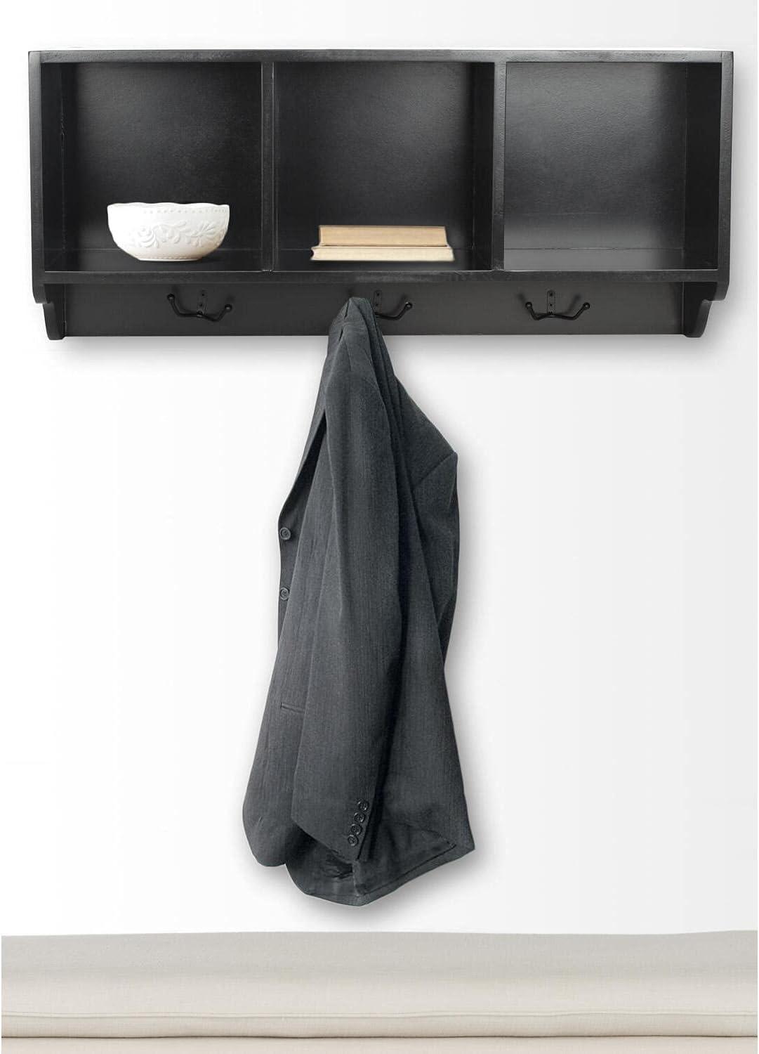 Alice Wall Shelf With Storage Compartments - Oak - Safavieh