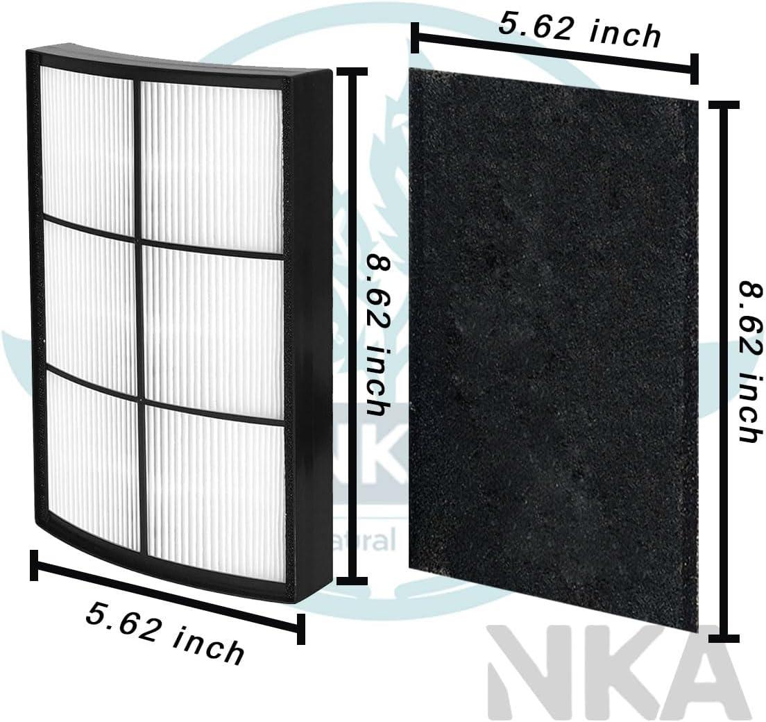 Pure Enrichment Pure Zone 2-in-1 True HEPA Air Filter: Captures Dust, Smoke, Pet Dander, Mold, Odors, Pollen, 5.75" Height