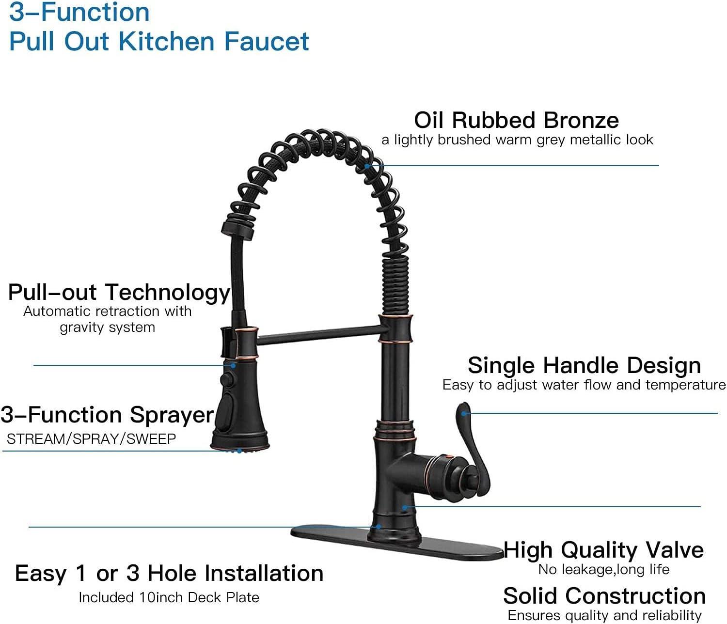 VIBRANTBATH Kitchen Faucet