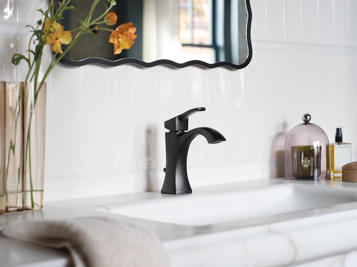 Voss Single Hole Bathroom Faucet with Drain Assembly