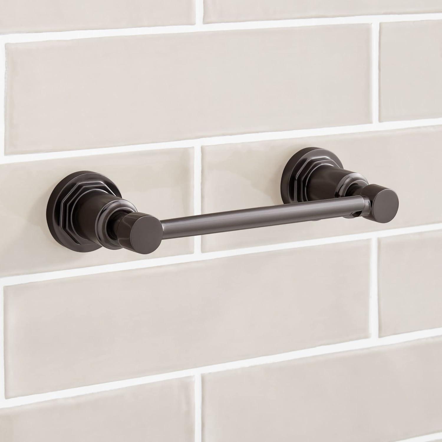 Polished Nickel Wall Mounted Pivoting Toilet Paper Holder