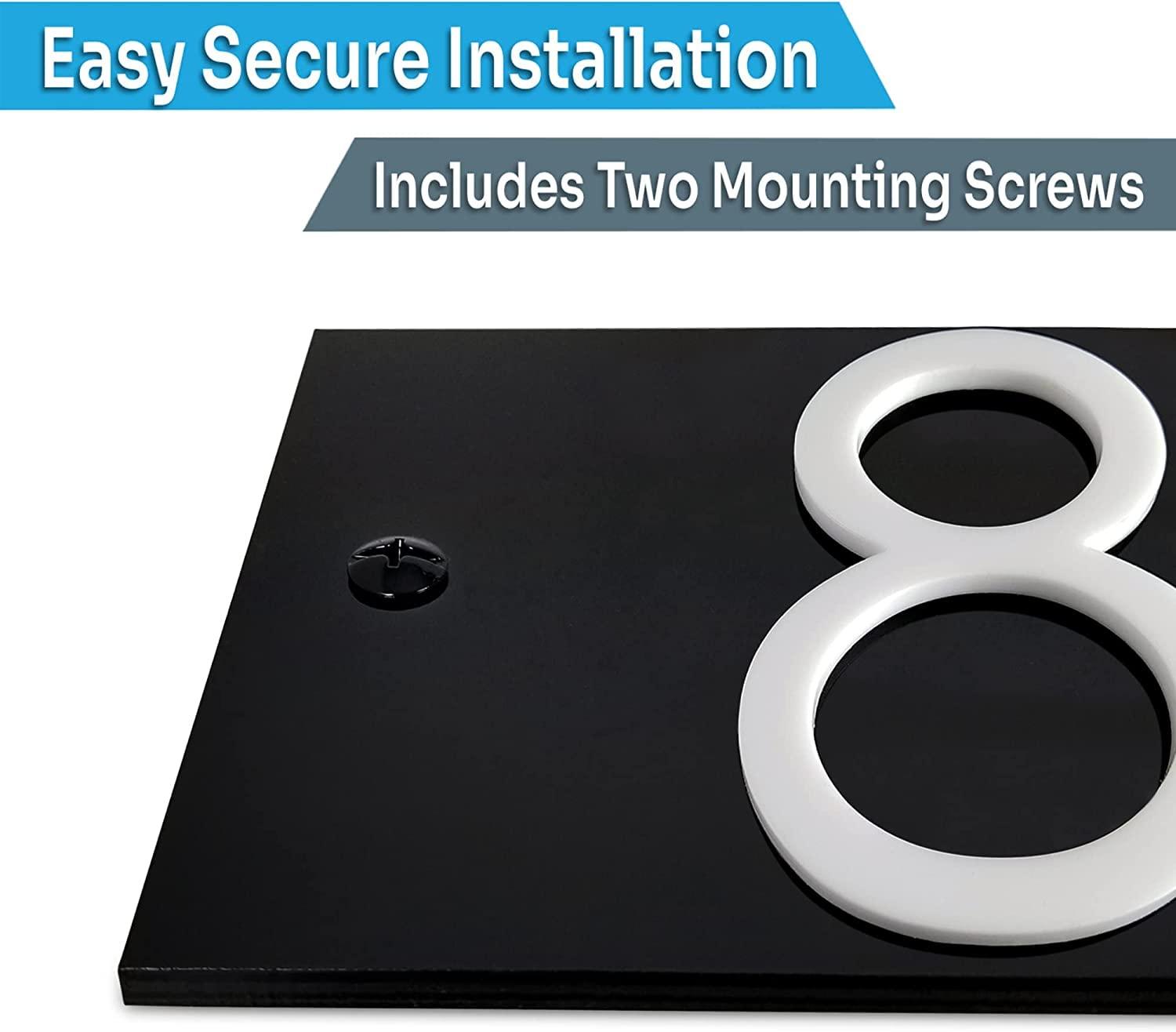 House Address Plaque For Outside Address Sign Numbers House Numbers Plaque Address Plaque For House Numbers