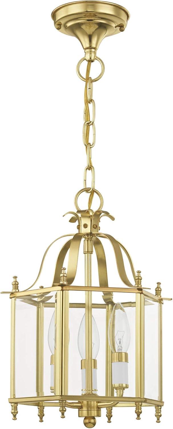 Livex Lighting Livingston 3 - Light Chandelier in  Polished Brass