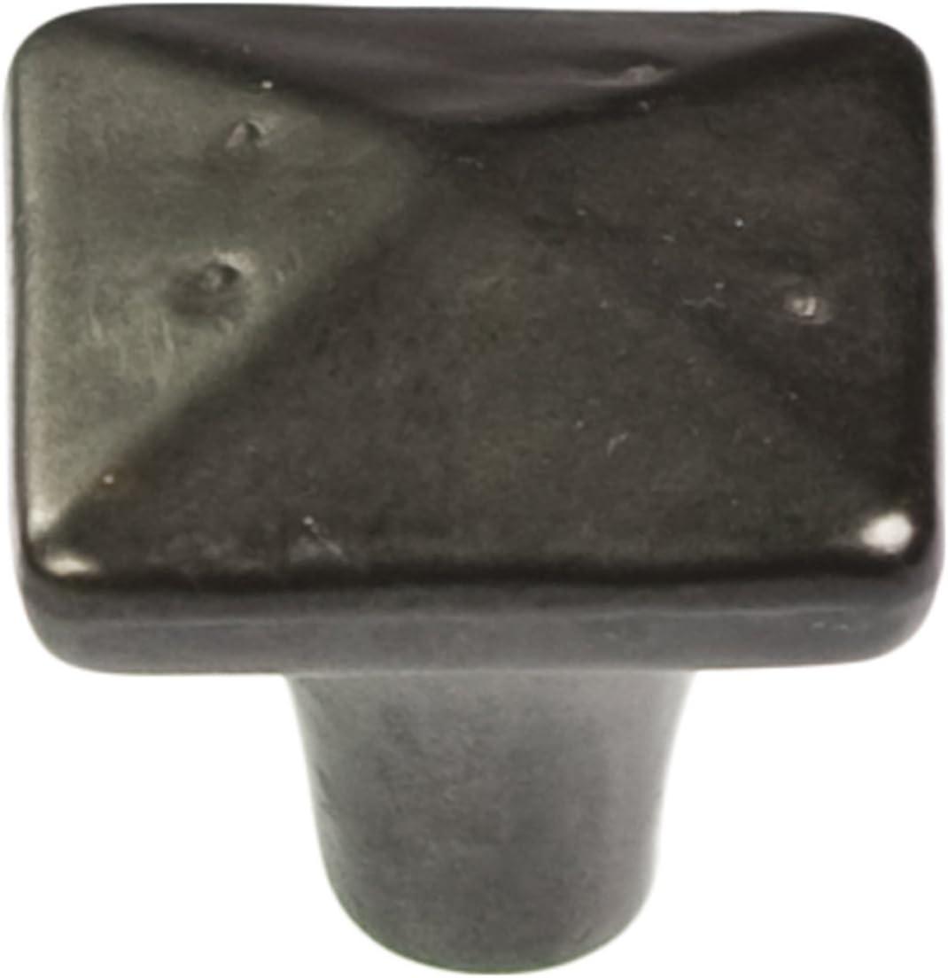 Carbonite 1 1/4" Length Square Knob