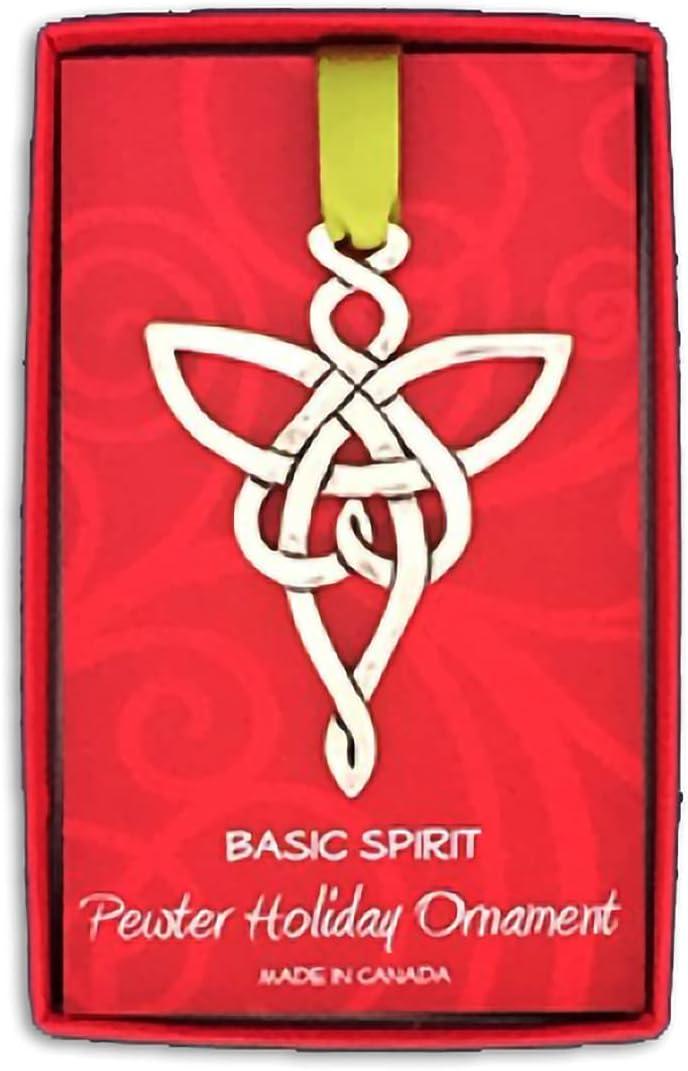 Basic Spirit Handcrafted Christmas Ornament - Celtic Angel - Home Décor, for Tree Decoration