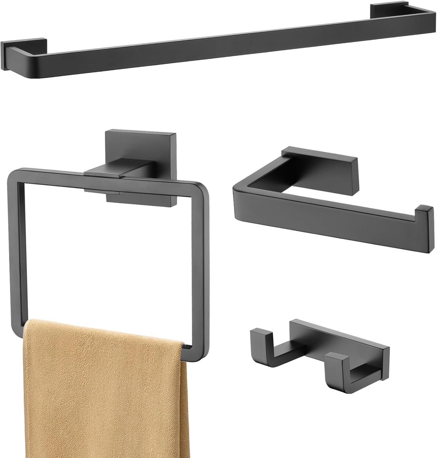4 - Piece Bathroom Hardware Set