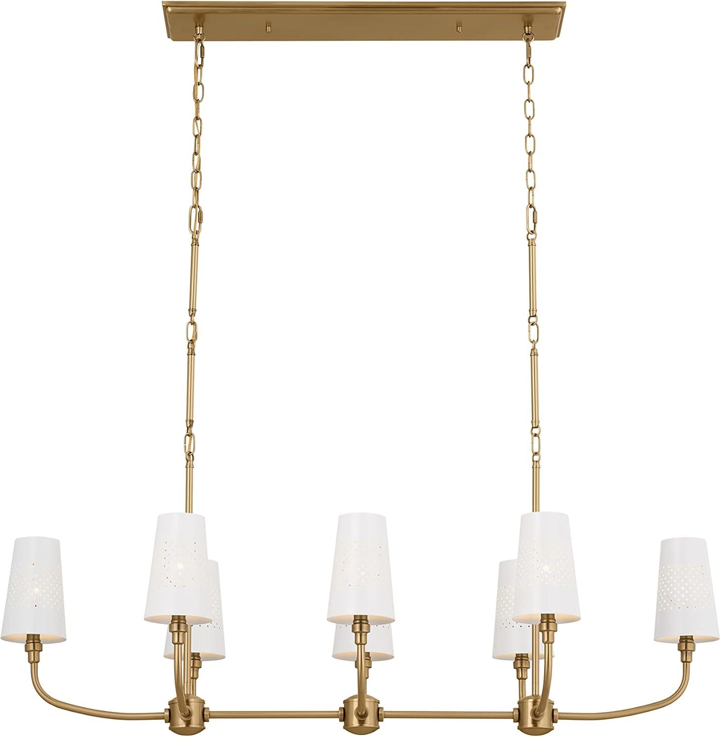 Kichler Lighting Adeena 8 - Light Chandelier in  Brushed Natural Brass