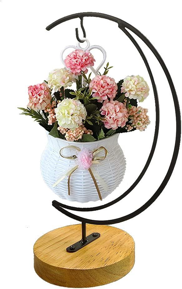 Stand Ornament Holder Rack Hanging Display Globe Iron Hanger Terrarium Plant  Flower Wedding Decoration Landscape