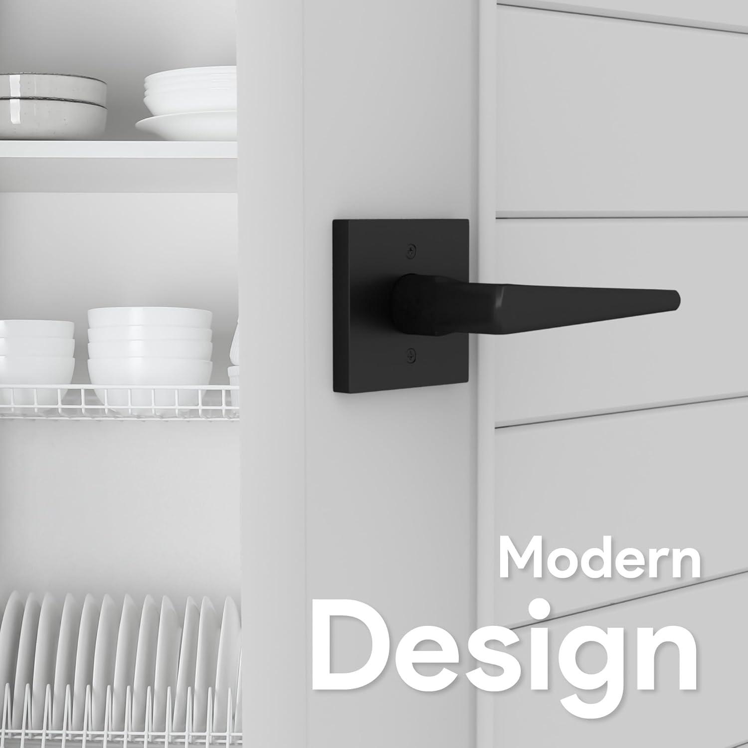 Mega Handles Schein Door Lever for Closet and French Doors I Non-Turning Screws Included