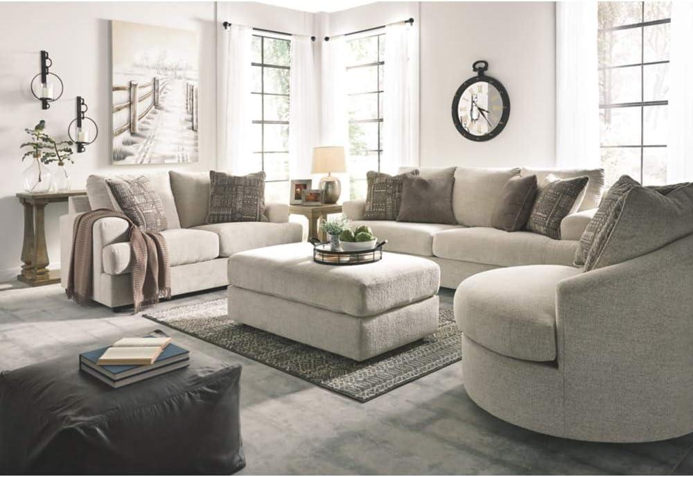 Ebern Designs Maravilla Upholstered Swivel Barrel Chair