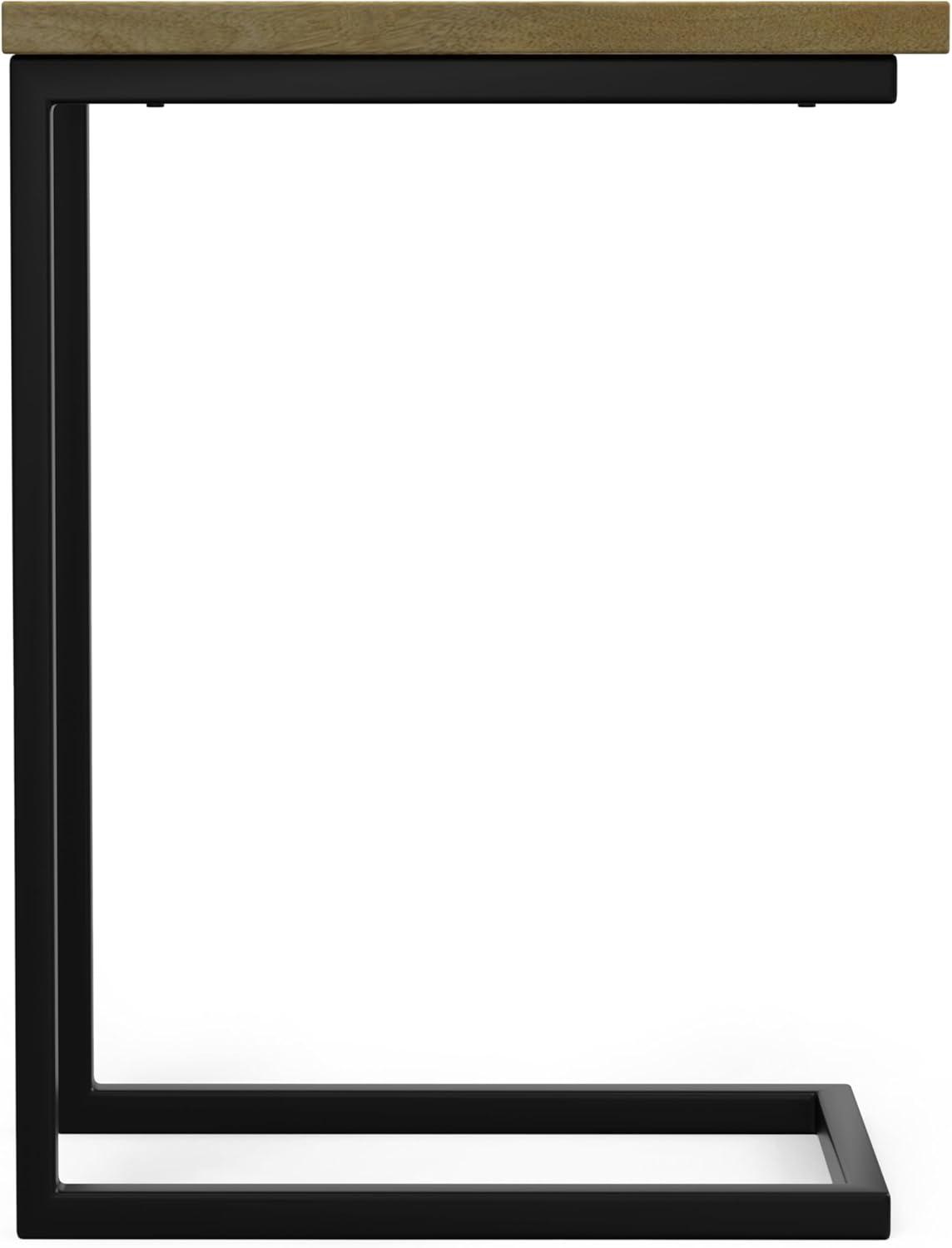 Simpli Home Skyler Solid Mango Wood C Side Table & Reviews | Wayfair