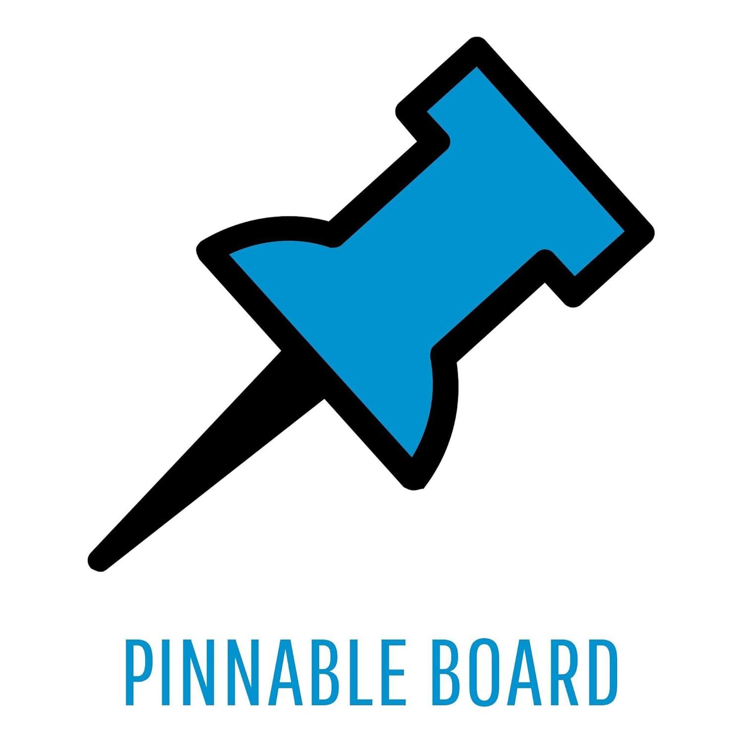 Bi-Silque Visual Communication Products CA031790 Earth Cork Bulletin Board, 24 x 36 in., Aluminum Frame