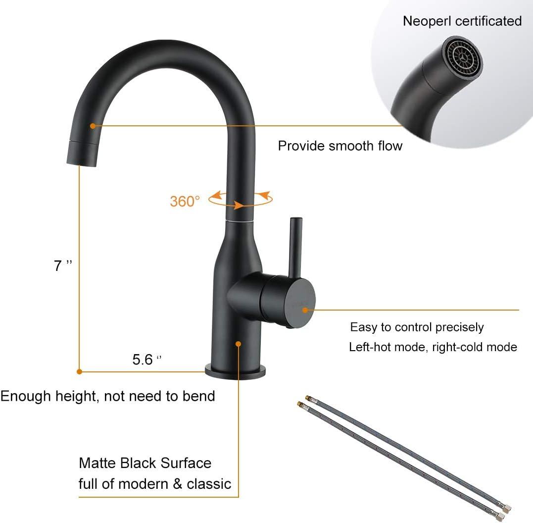 Single-Hole Single-handle Bathroom Faucet