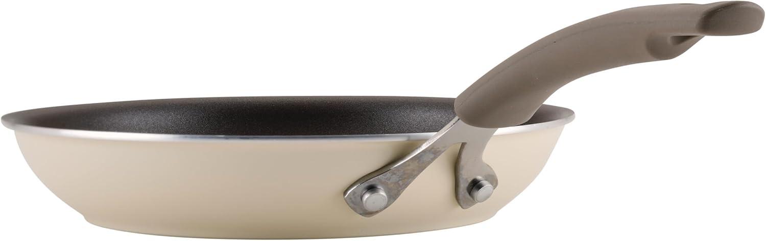 Rachael Ray Cook + Create 14" Aluminum Nonstick Frying Pan, Almond