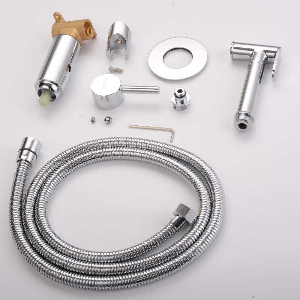 Handheld Bidet Sprayer for Toilet, Hot and Cold Bidet Sprayer,Portable Bidet for Toilet,Toilet Sprayer with Mixer