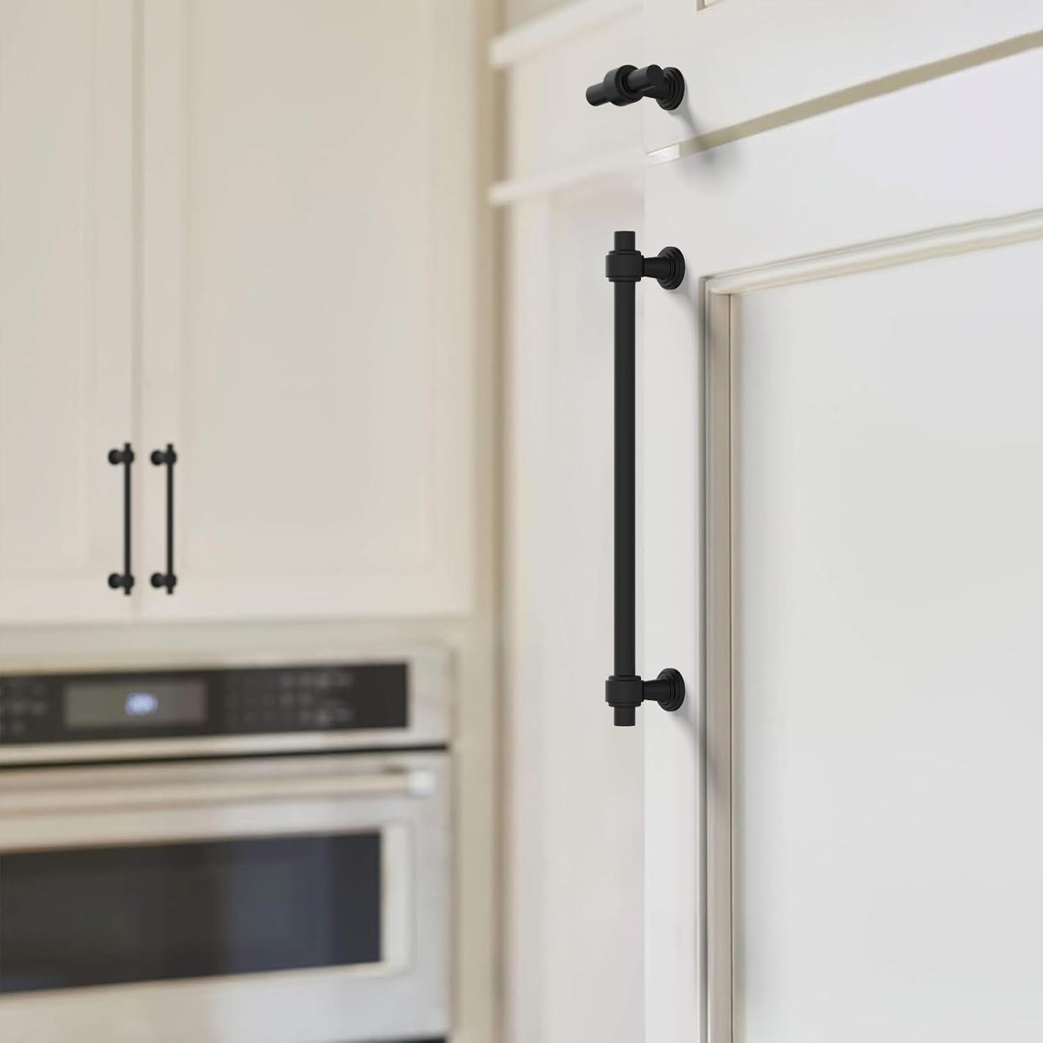 Piper Kitchen Handles, Solid Core Drawer Pulls for Cabinet Doors, 3-3/4" (96mm)