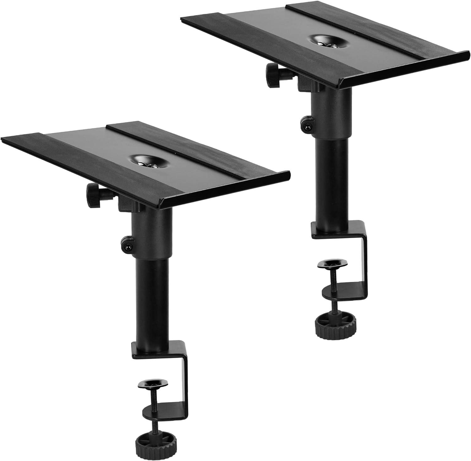 Vivo Universal Clamp-on Desk Speaker Stands, MOUNT-SP01C Series